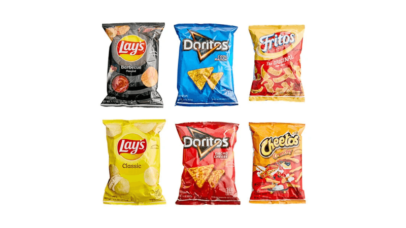 Snack-size chips