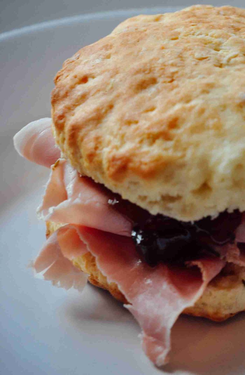 Ham Biscuit with Country Ham - Virginia