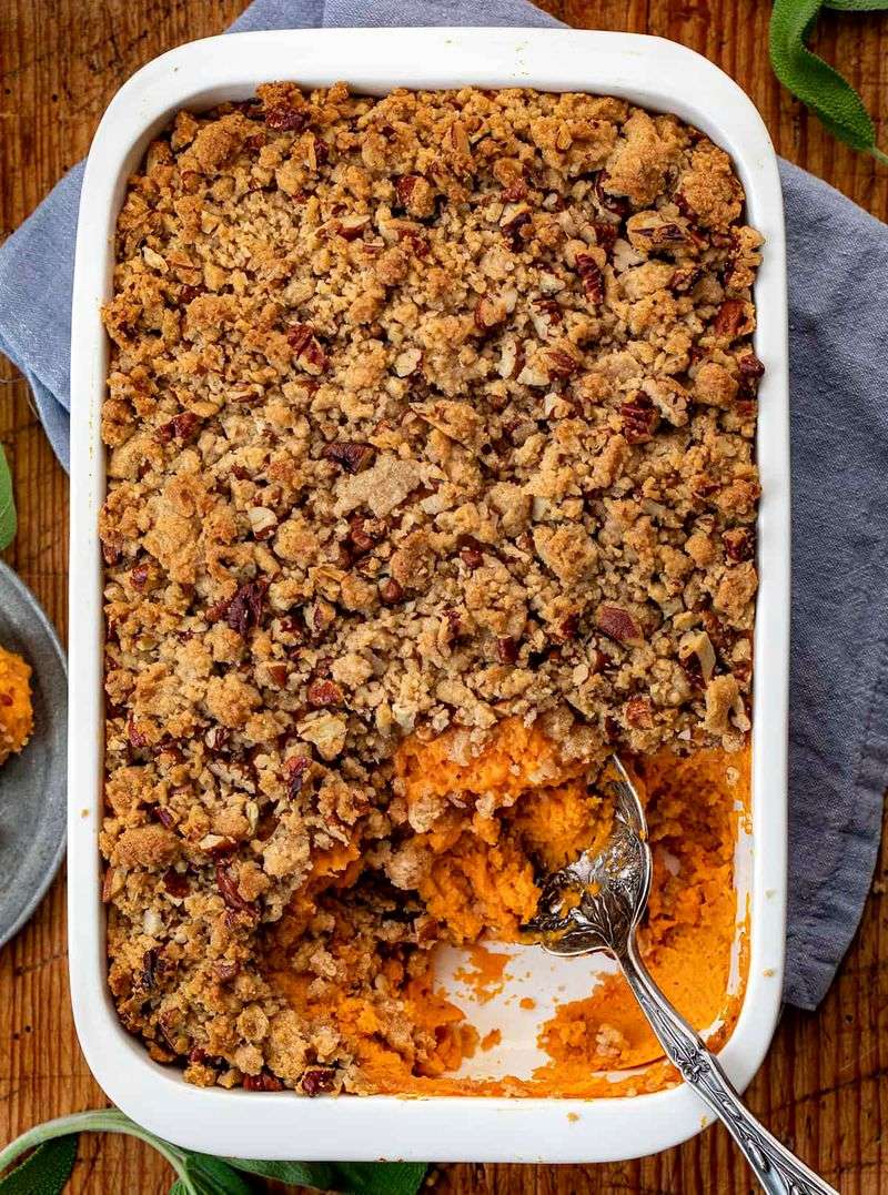 Honey Butter Sweet Potato Casserole