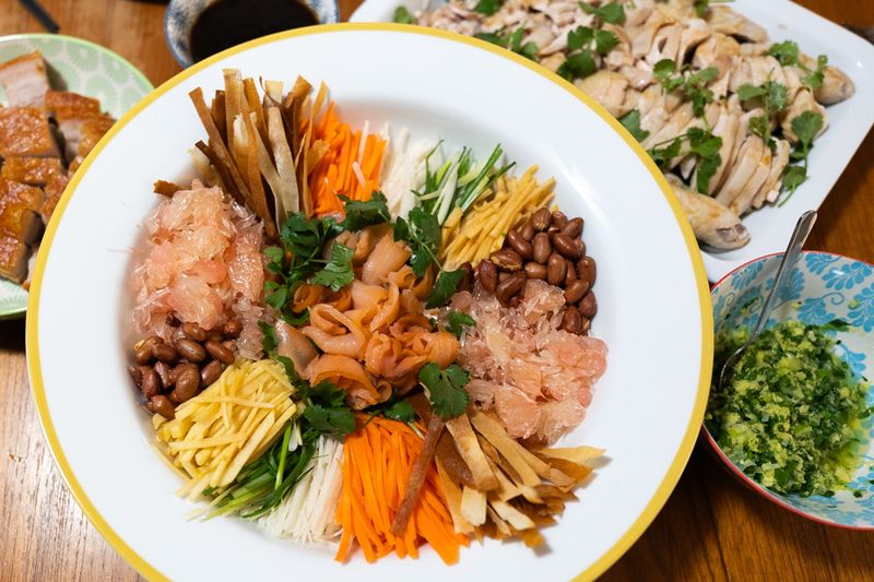 Prosperity Toss Salad (Yu Sheng / Lo Hei)