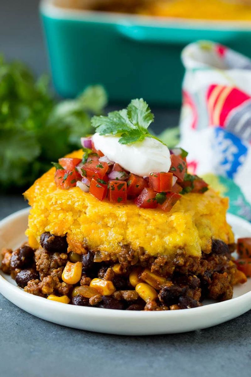 Tamale Pie With Cornbread Topping