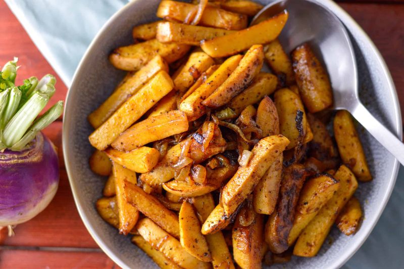 Glazed Roasted Turnips (They Taste Like Potatoes)