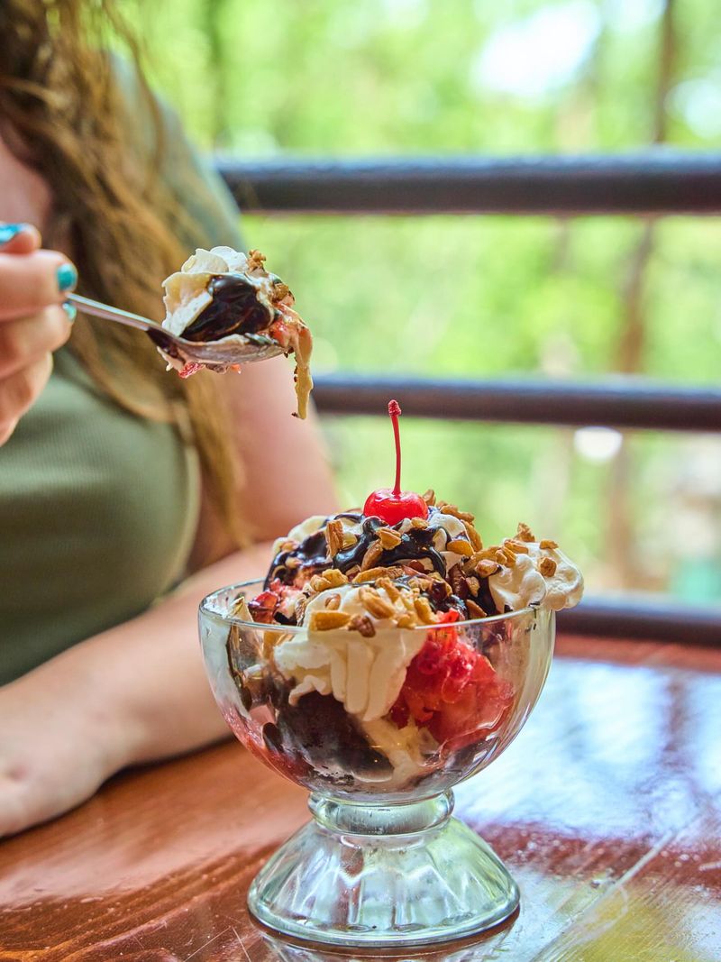 Texas-Sized Chocolate Sheet Cake Sundae (Texas)