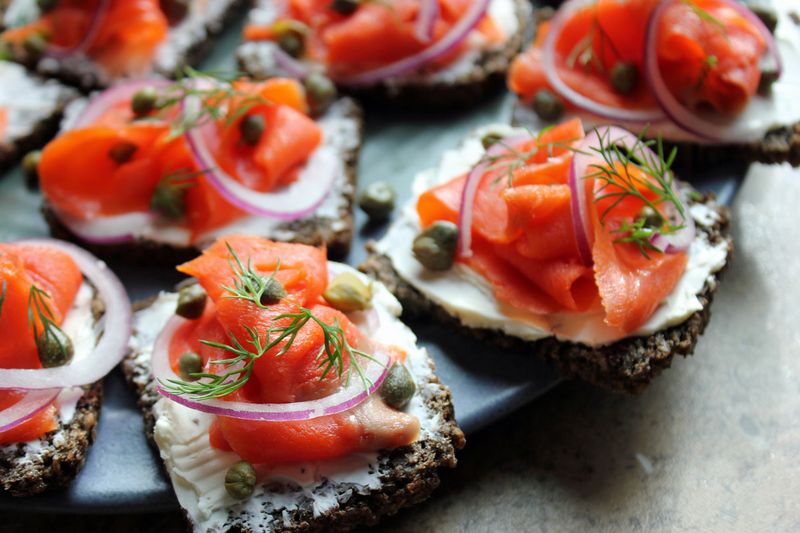 Smoked Salmon Canapes