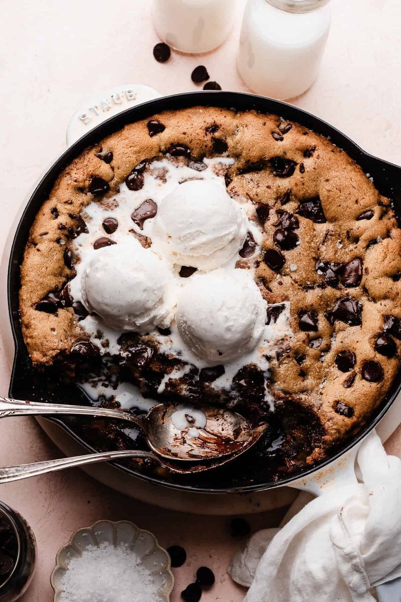 Chocolate Lava Cookie Skillet