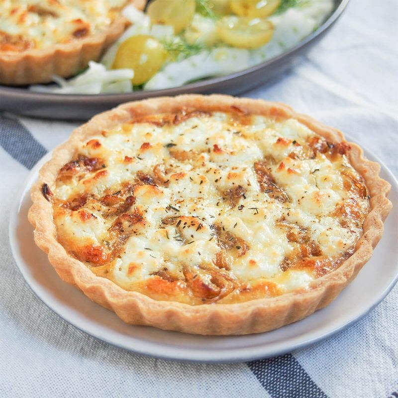 Caramelized Onion and Goat Cheese Pie