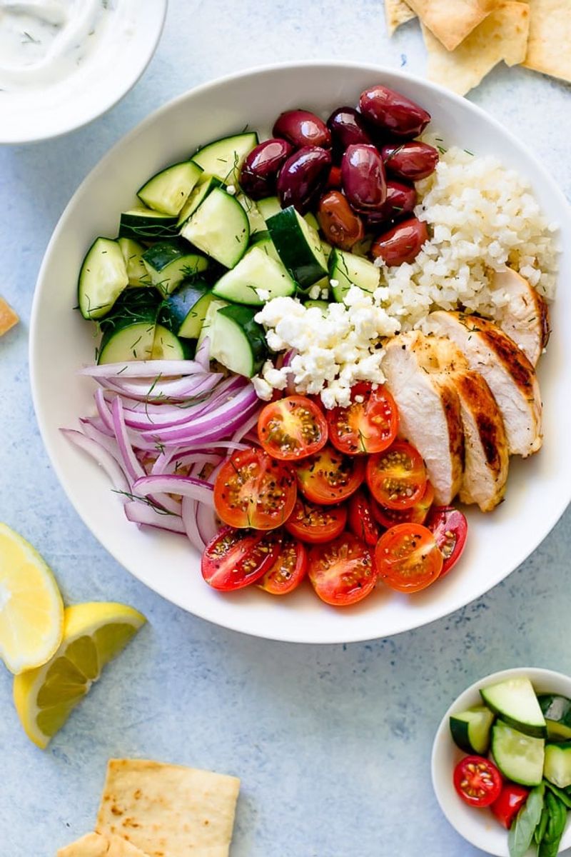 Greek Chicken Grain Bowl