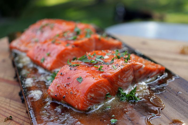 Cedar-Planked Salmon (Alaska)