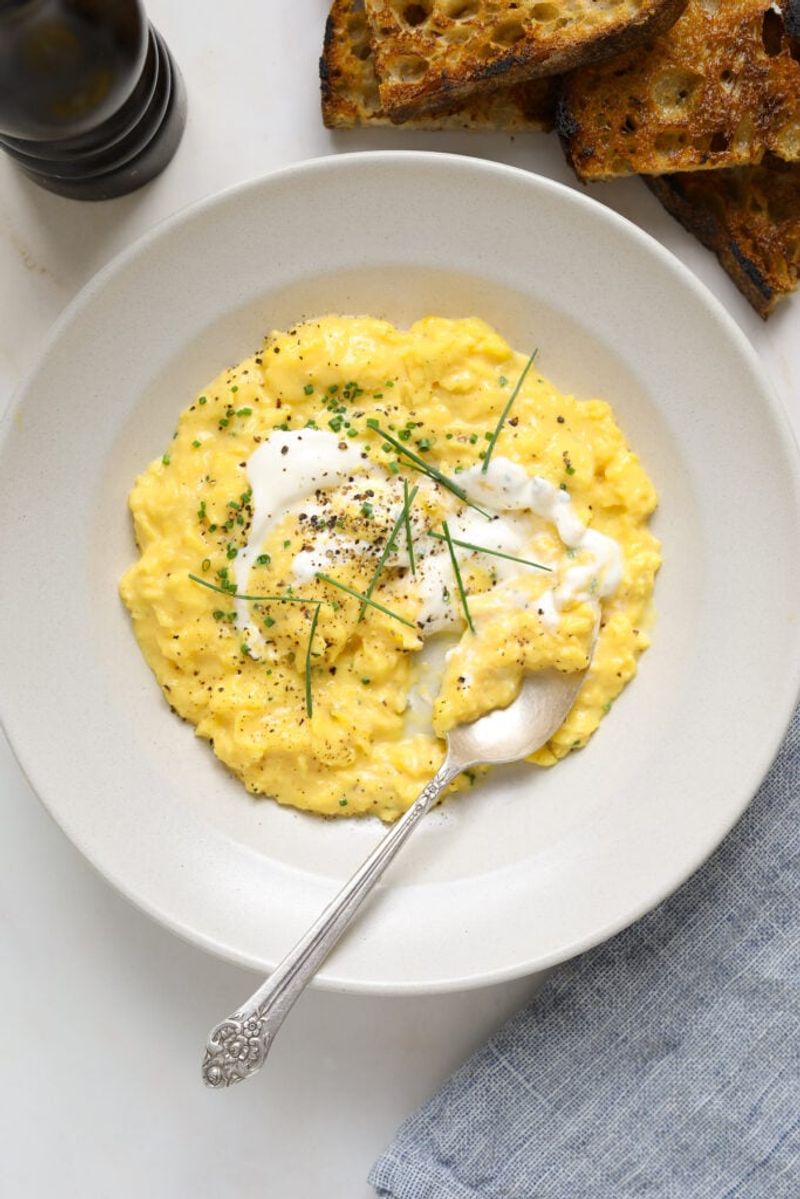 Sour Cream Fluffy Scramble