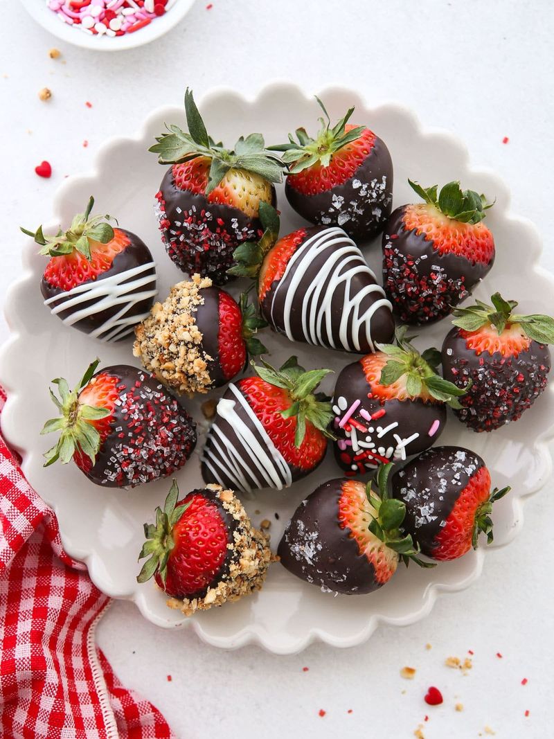 Chocolate-dipped strawberries