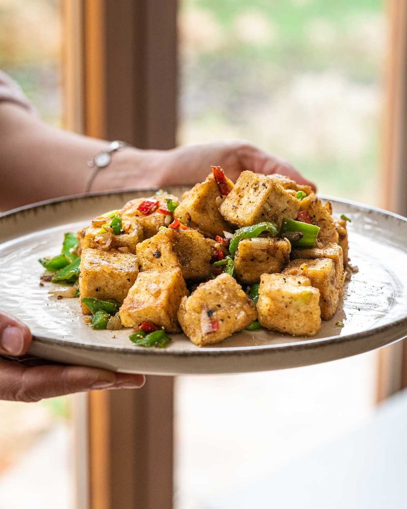Crispy Salt and Pepper Tofu