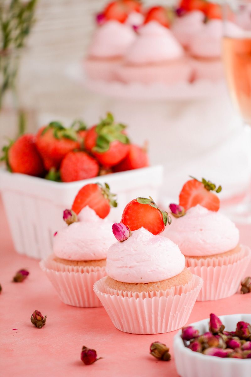 Strawberry Rose Whipped Cream