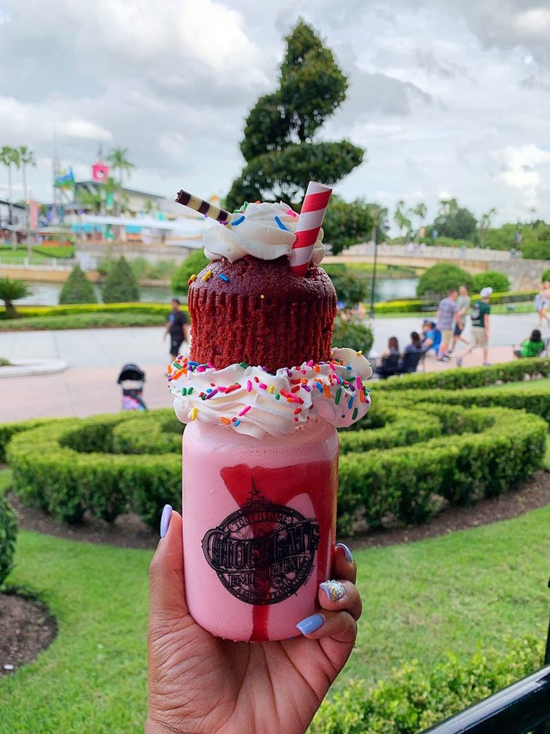 The Big Pink Milkshake at Toothsome Chocolate Emporium