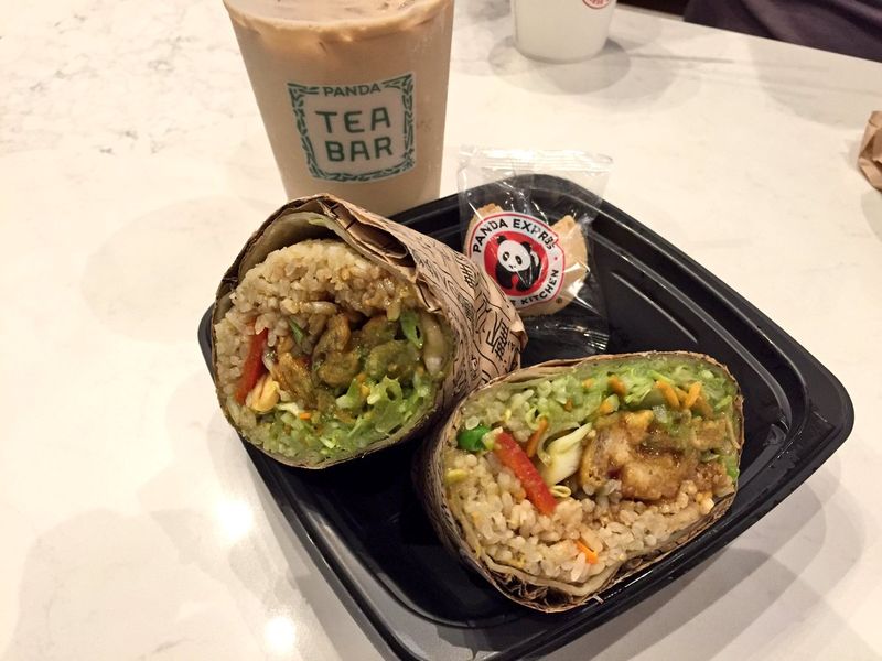 Panda Express Chicken Burrito