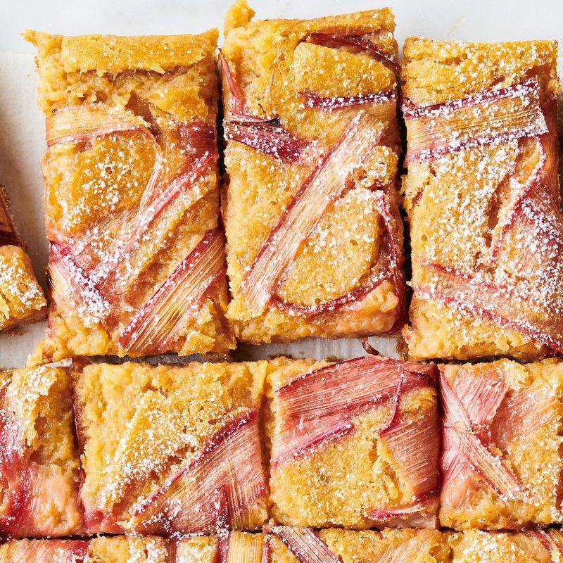Rhubarb Lemon Bars