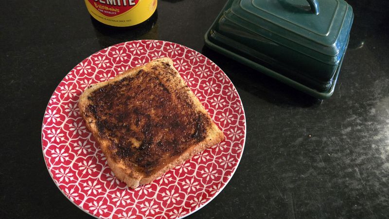 Vegemite or Marmite (too thick, first time)