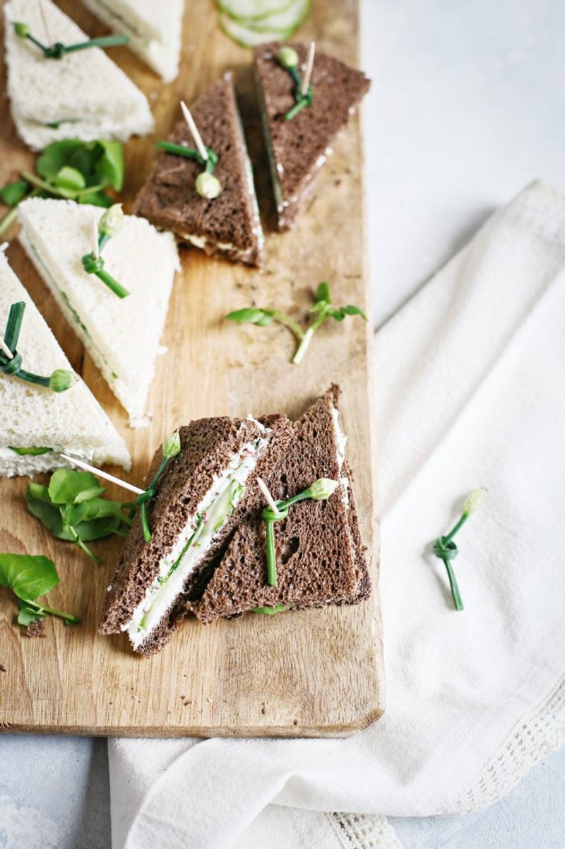 Watercress Butter Sandwiches