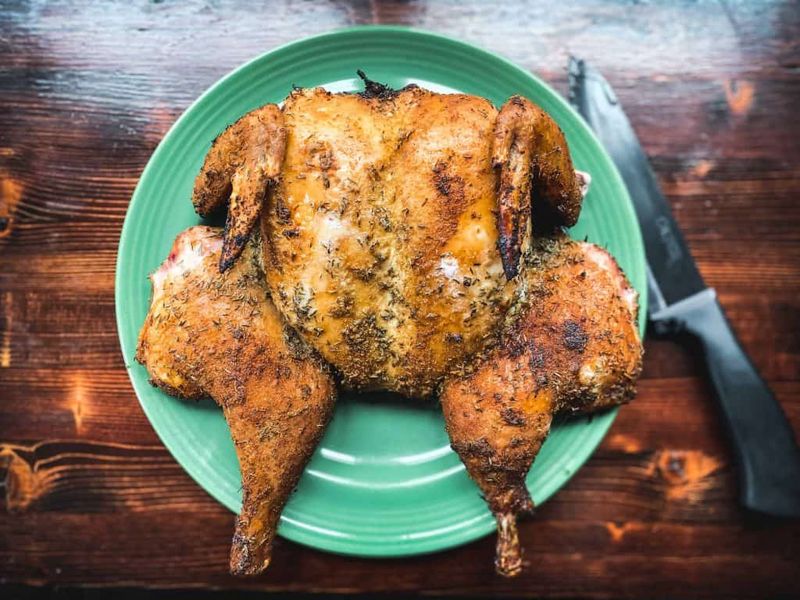 Whole Smoked Chicken