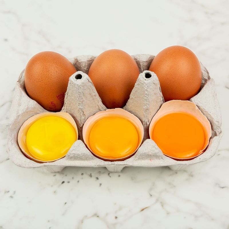 Myth 19: Yolk color reveals nutrition level