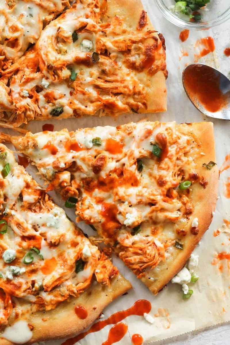 Buffalo Chicken Dip Pizza