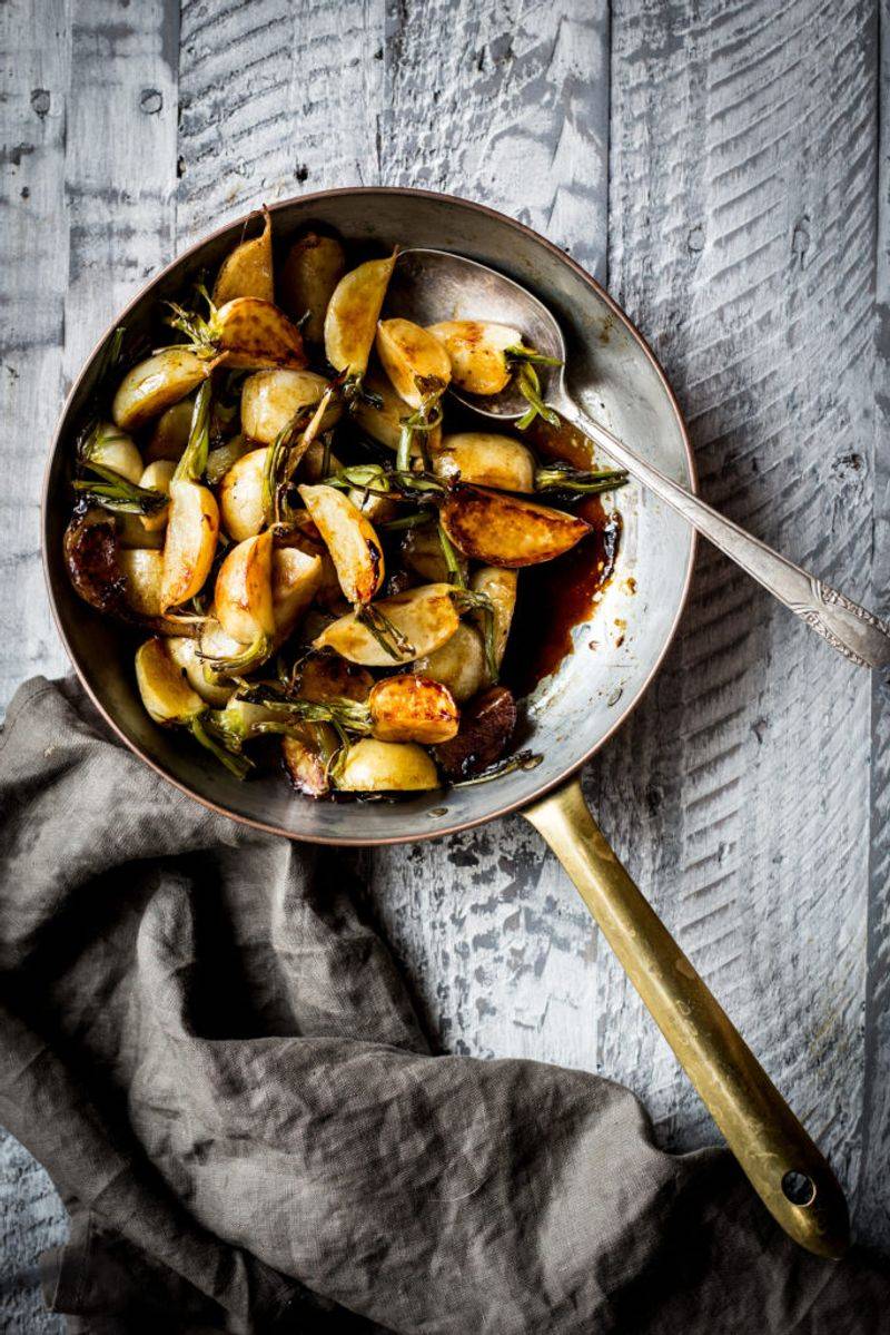 Honey Butter Glazed Turnips