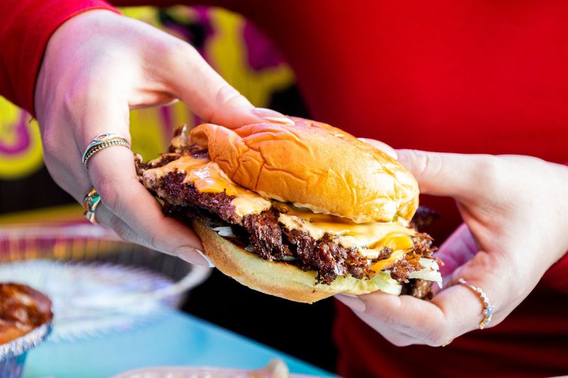 Harvey’s Swiss Chalet Sauce Burger