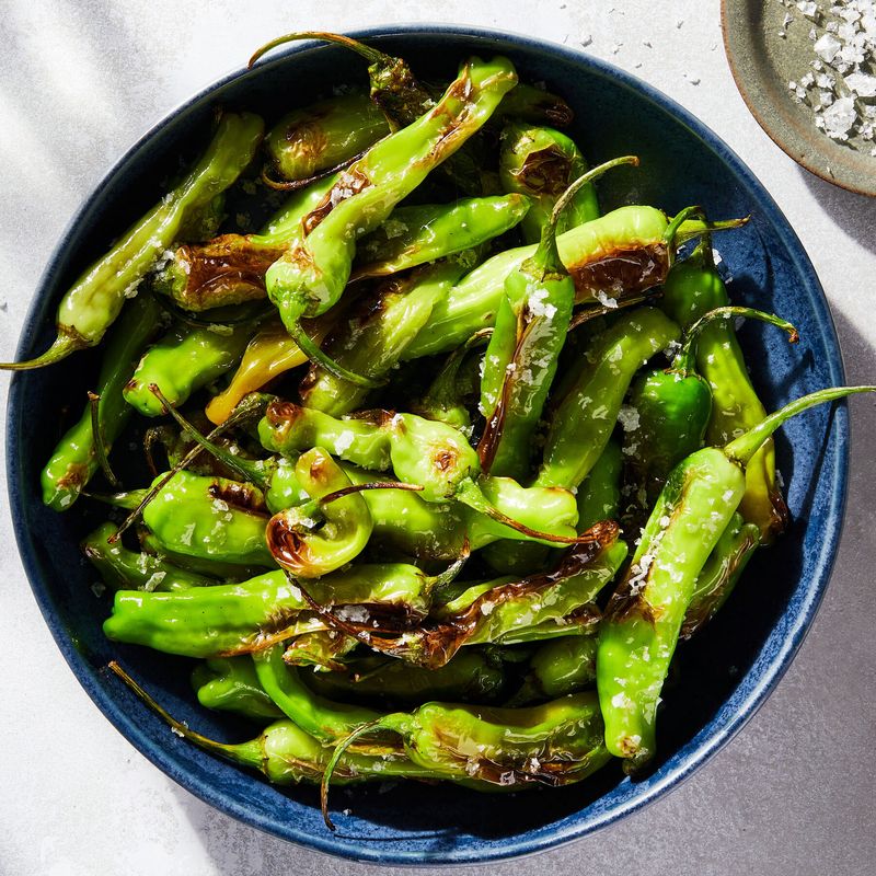 Charred Shishito Peppers