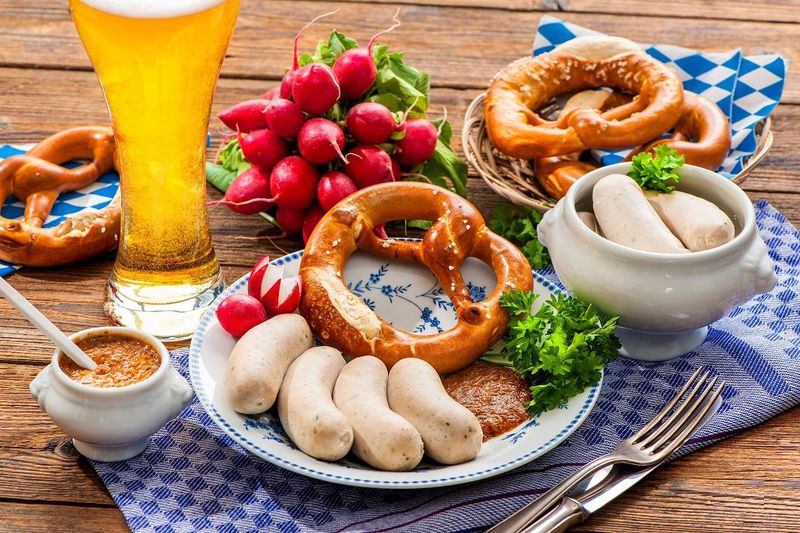 Weißwurst (Bavarian white sausage)