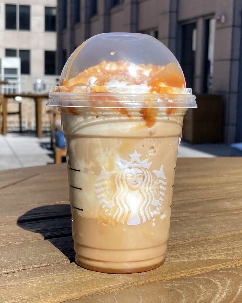 Caramel Ribbon Crunch Crème Frappuccino