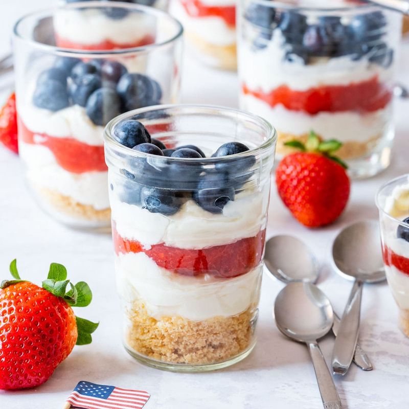 No-Bake Cheesecake Trifle Cups