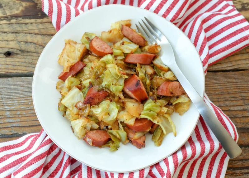 Cabbage and Sausage Skillet