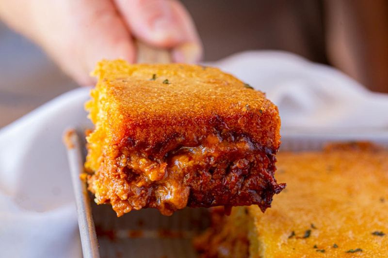 BBQ Chicken Cornbread Casserole