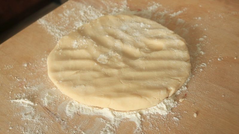 Rest the dough before rolling
