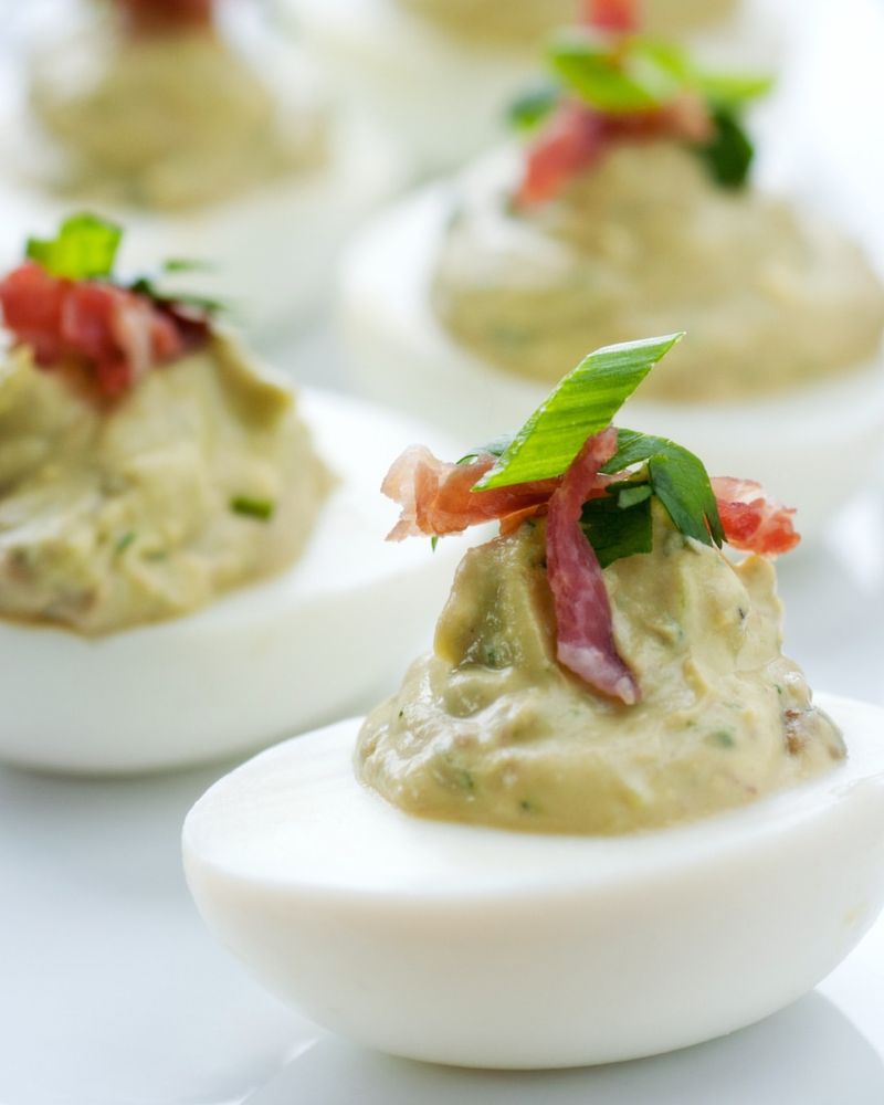 Avocado Deviled Eggs