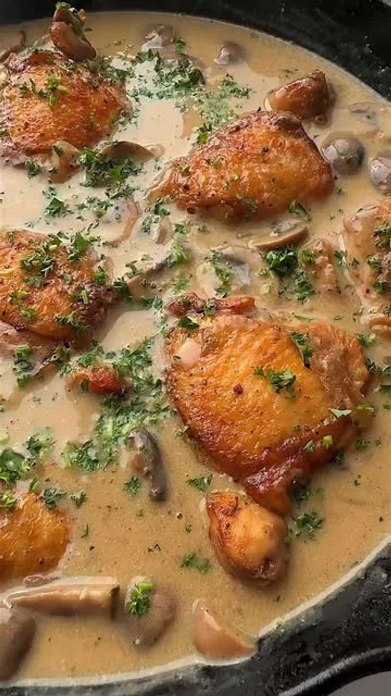 Brown Fricassee of Chicken