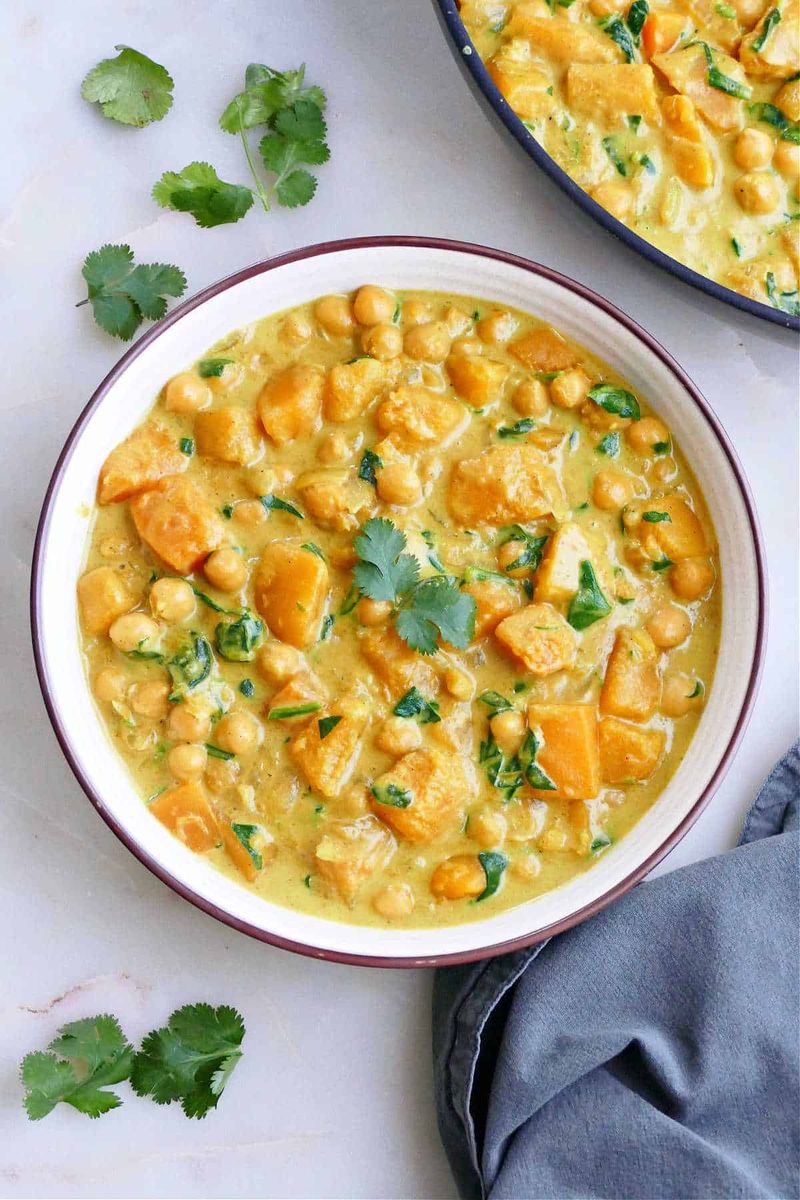 Butternut Squash Curry with Chickpeas