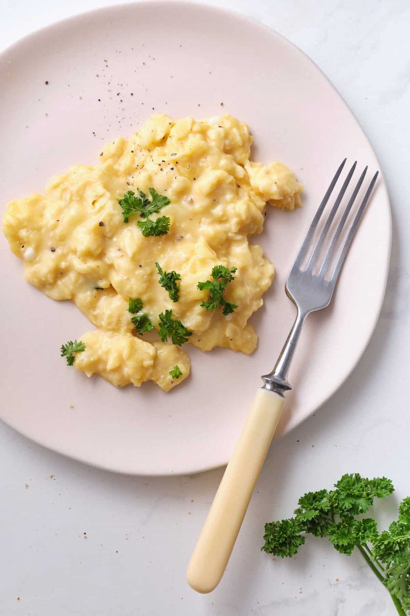 Cheesy Scrambled Eggs