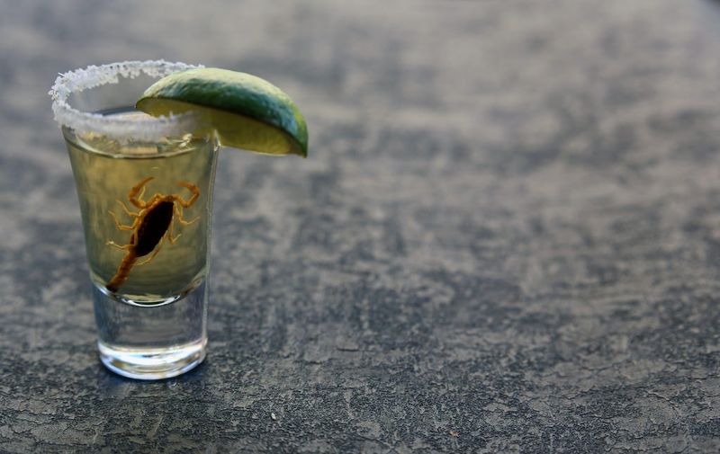 Scorpion-Infused Tequila Shots