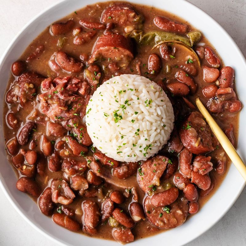 Red Beans & Rice (traditionally on Monday)