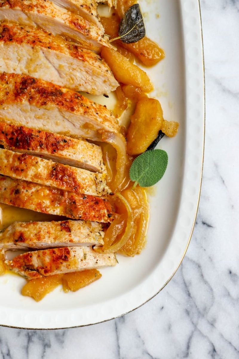 Turkey Tenderloin With Apples
