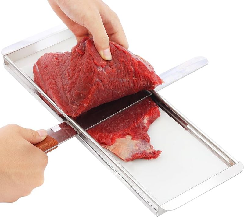 Slicing Meat with Inconsistent Thickness