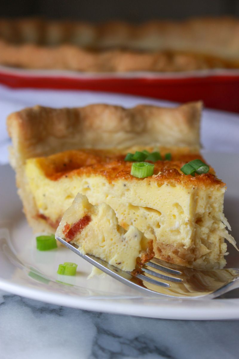 Bacon And Onion Quiche