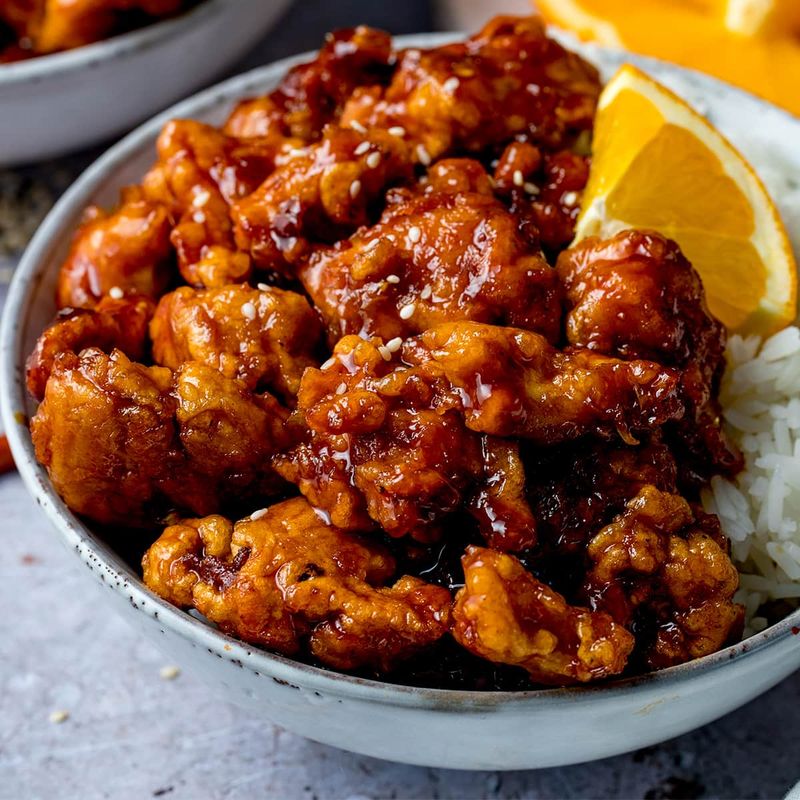 Sticky Orange Chicken