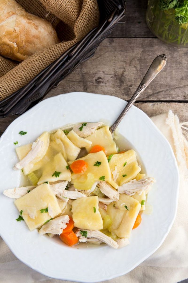 Chicken Pot Pie Noodles