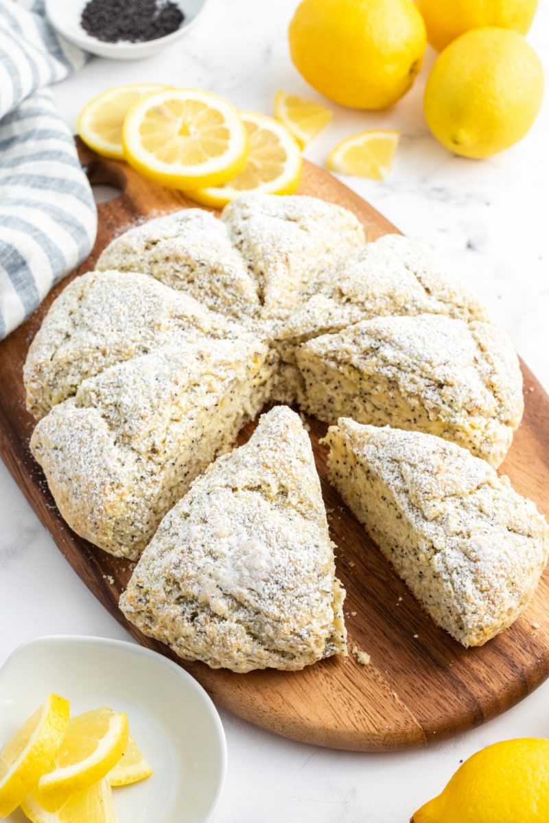 Lemon Poppy Seed Scones