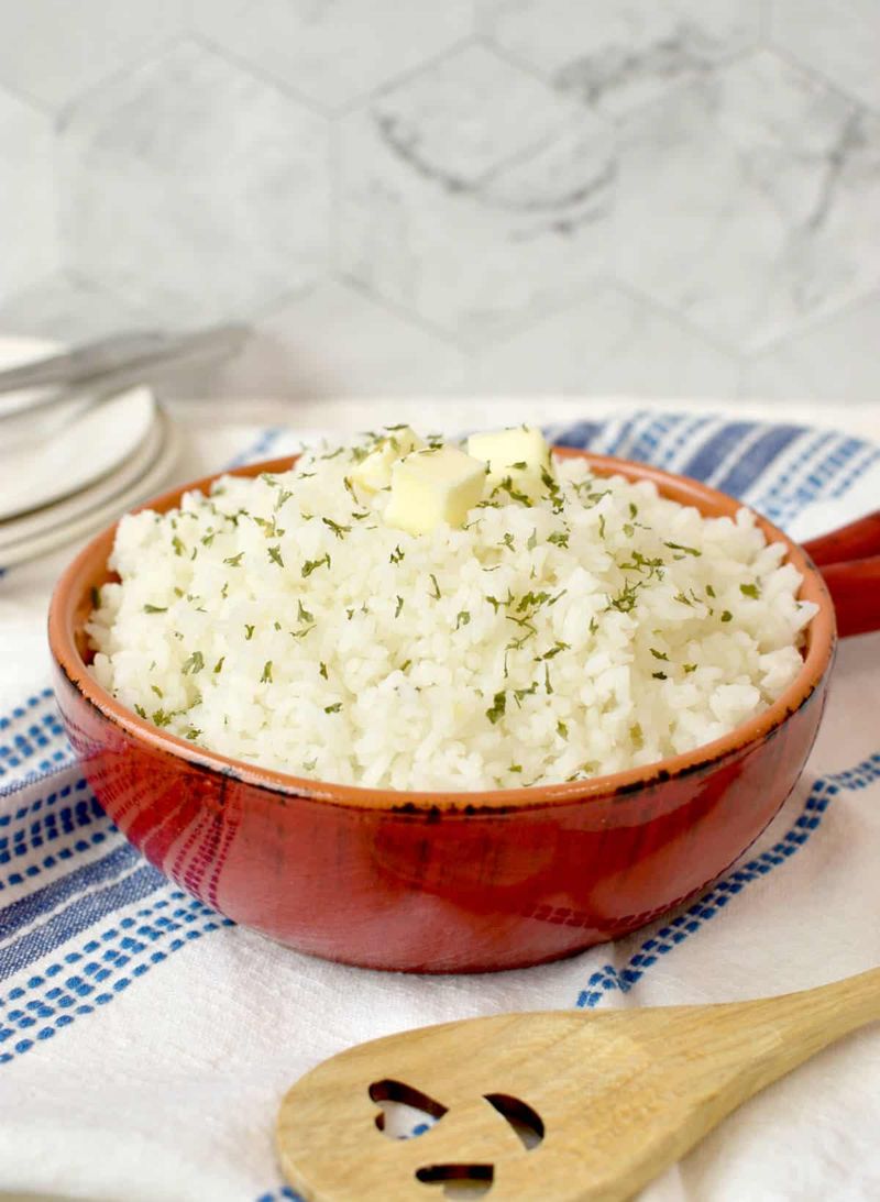 Rice with Butter (and a little salt)