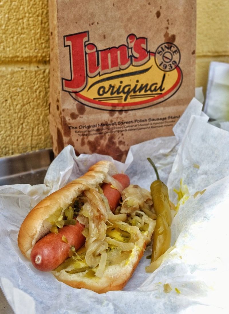 Maxwell Street Polish at Jim’s Original