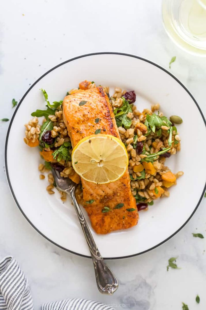 Maple-Dijon salmon