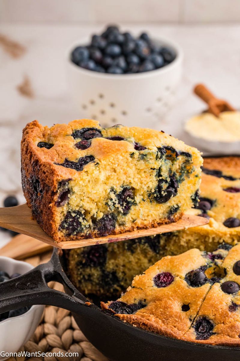 Sweet Jiffy Cornbread With Berries