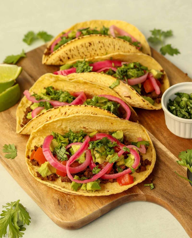 Ground Bison Tacos
